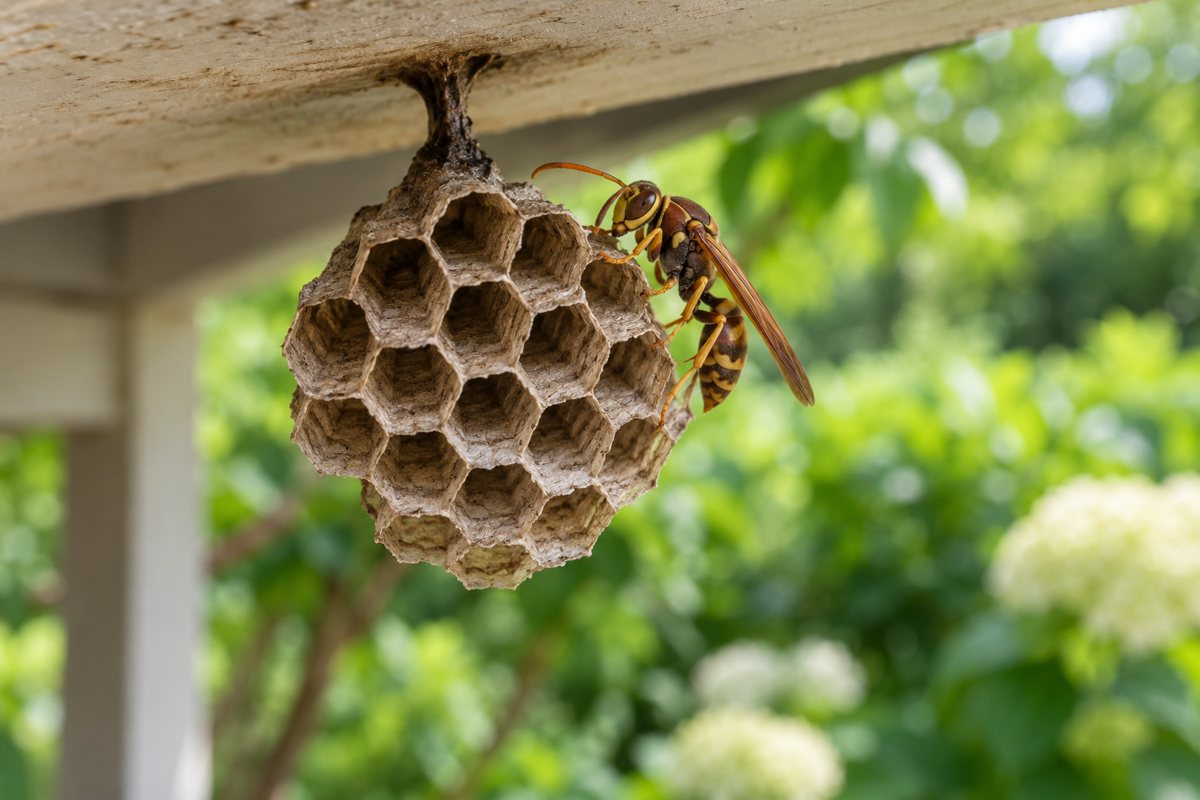Paper Wasps or Yellowjackets? Understanding the Difference editorial illustration