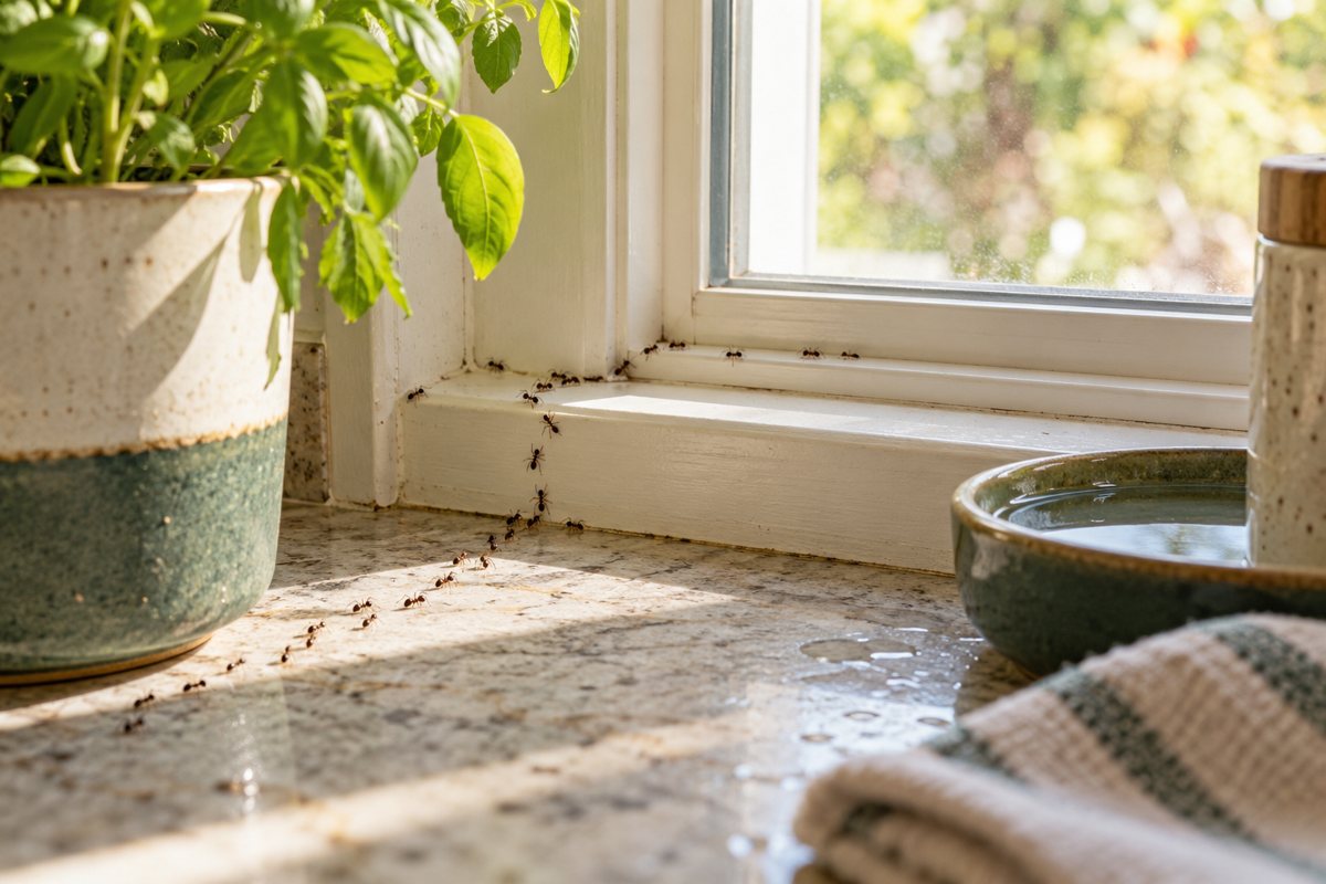Why Ants Keep Coming Back in El Cajon Homes editorial illustration